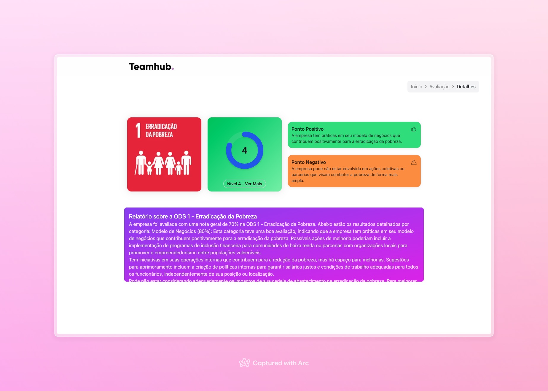TeamHub Interface